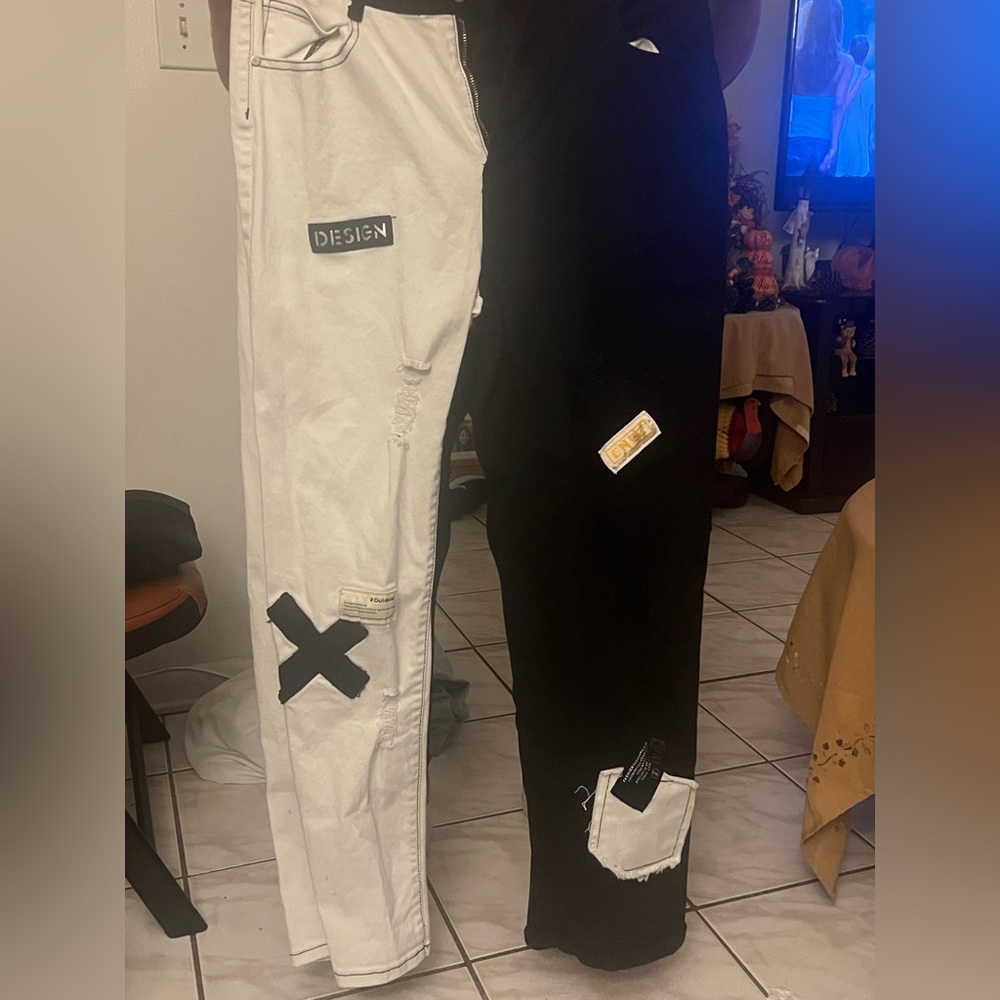 Colorblock pants